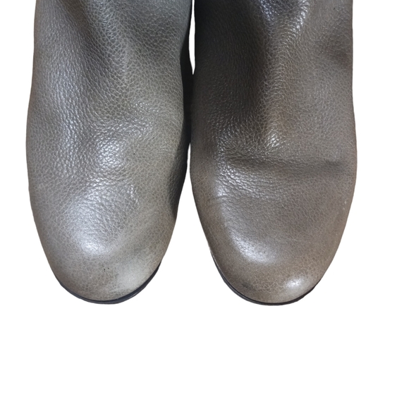 ENZO ANGIOLINI ZAYRA Tall Green Distressed Leather Riding Boots Women's size 7 M - Picture 4 of 11